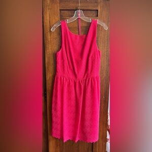 Trina Turk pink lace dress, size 10